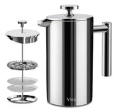 Cafetera prensa acero inoxidable 350ml
