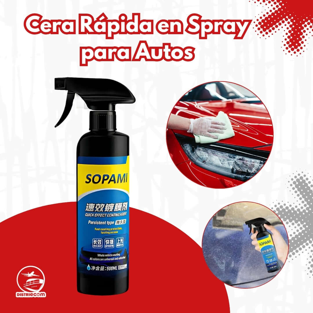 Sopami Spray Cerámico para Auto - Brillo Premium Recipiente