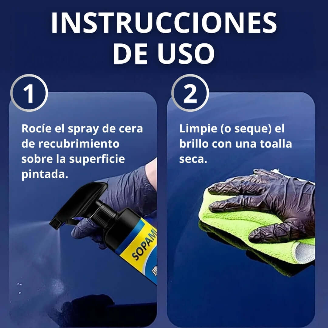Sopami Spray Cerámico para Auto - Brillo Premium all set