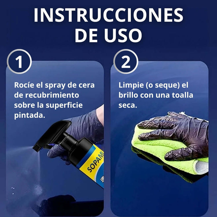 Sopami Spray Cerámico para Auto - Brillo Premium all set