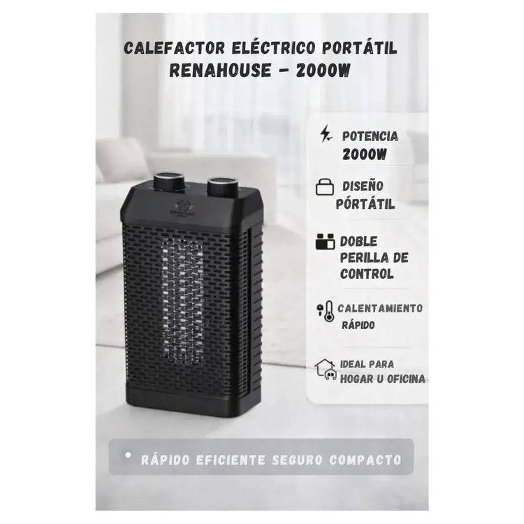 Calefactor Eléctrico Portátil Renahouse ventajas