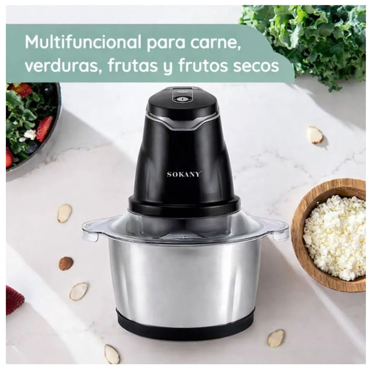 Procesador de almentos Sonaky en con alimentos