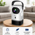 Proyector Portátil Inteligente G-300 en color blanco y negro con asa de transporte sobre una base mostrando ventajas