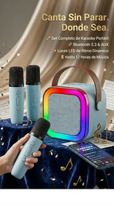 Mini parlante karaoke Bluetooth para niños | Markepy